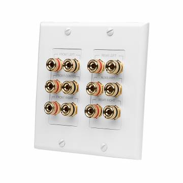 WP12 Terminal Decora Wall Plate or 5.1 Home Theater Systems